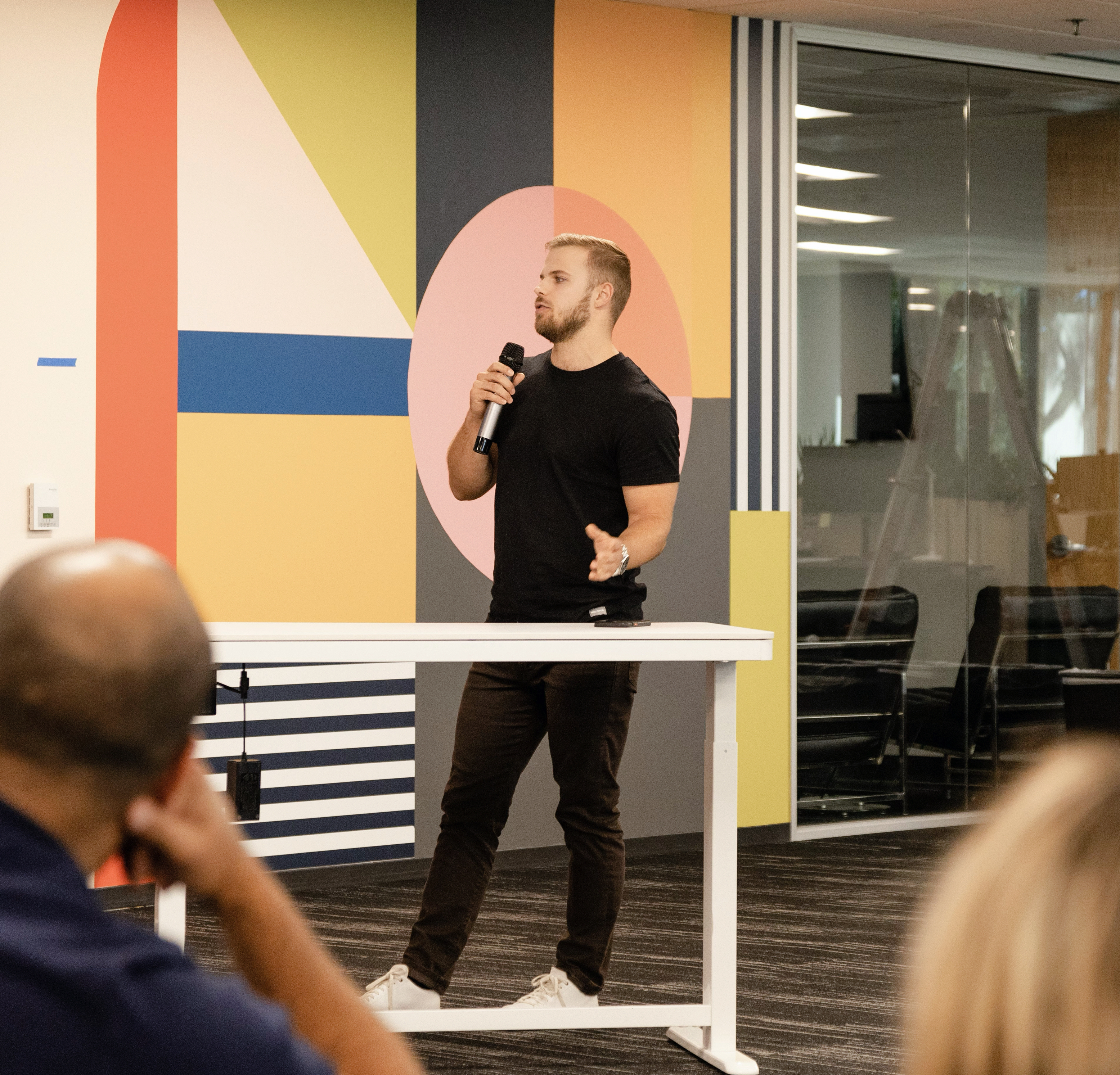 Max presenting growth strategy