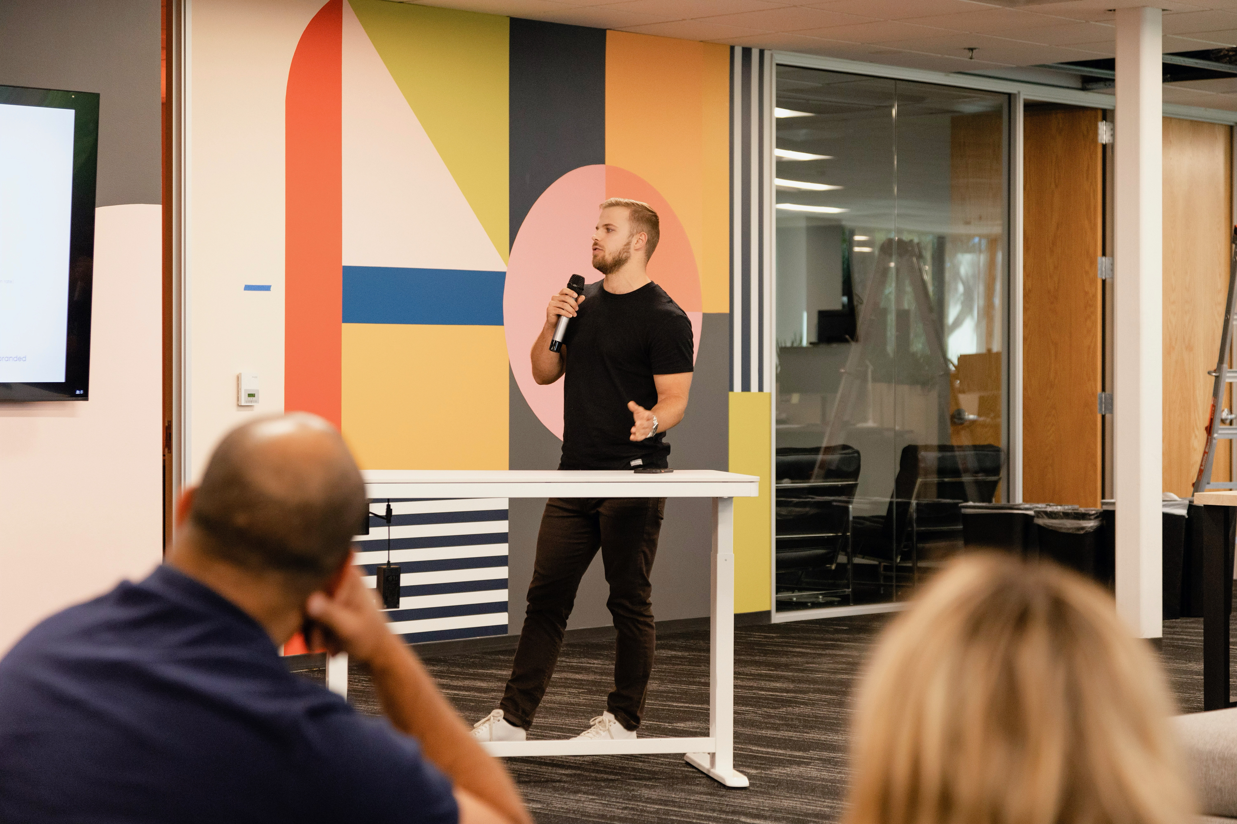 Max presenting growth strategy